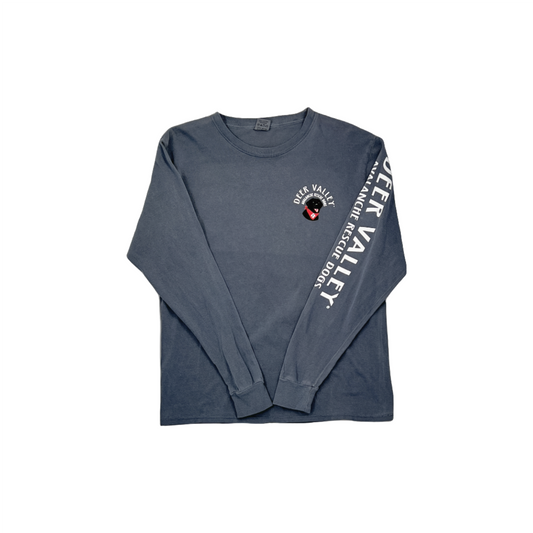 avalanche rescue dog long sleeve tee shirt front