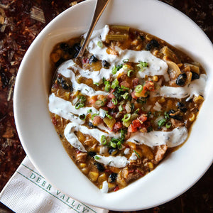 Deer Valley Turkey Chili is a guest favorite Signature food item.