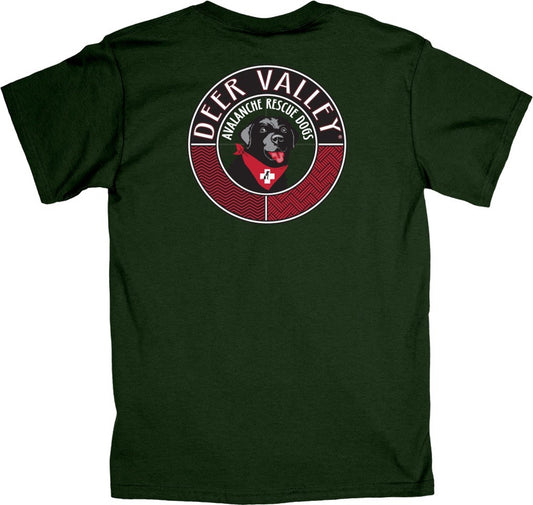 Avalanche Rescue Dog Short Sleeve Tee
