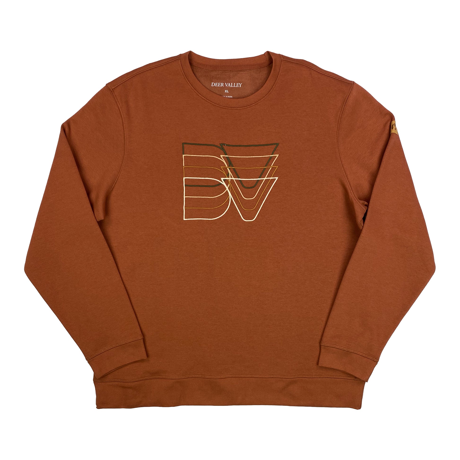 this seasons new crew sweatshirt with the DV logo 