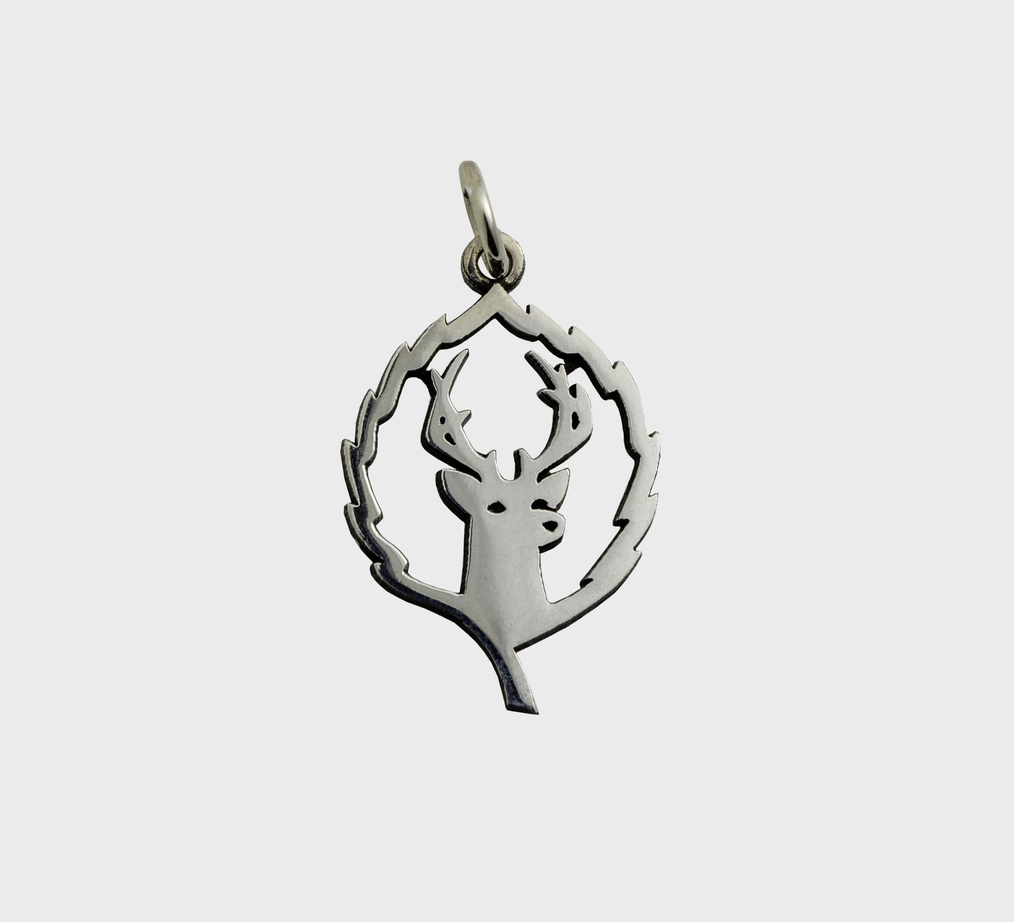 Small Silhouette Logo Charm