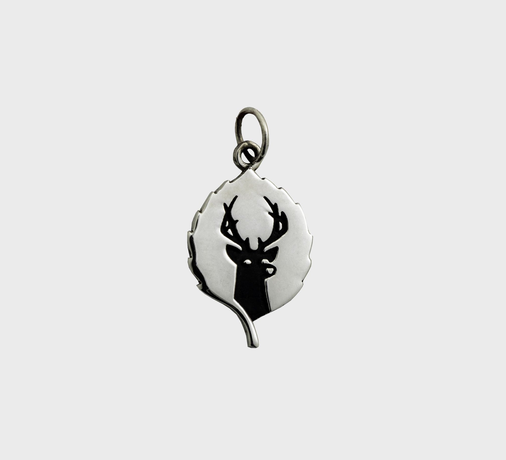 Small Sterling Silver Logo Charm