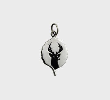 Small Sterling Silver Logo Charm
