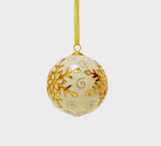 Snowflake Cloisonné Ornament