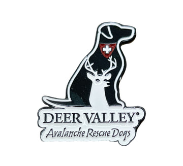 Avalanche Rescue Dog Pin