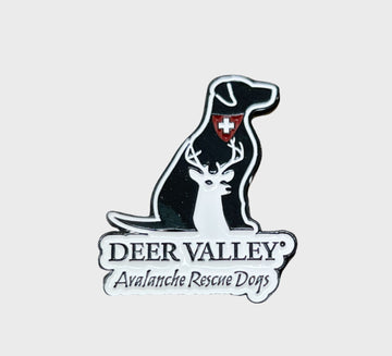 Avalanche Rescue Dog Pin