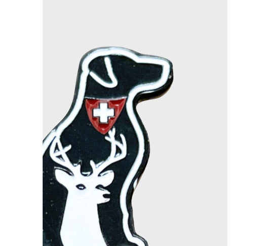 Avalanche Rescue Dog Pin