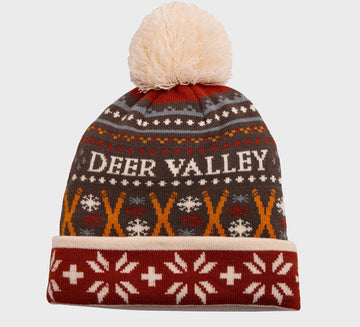 Annual Holiday Beanie- Skis