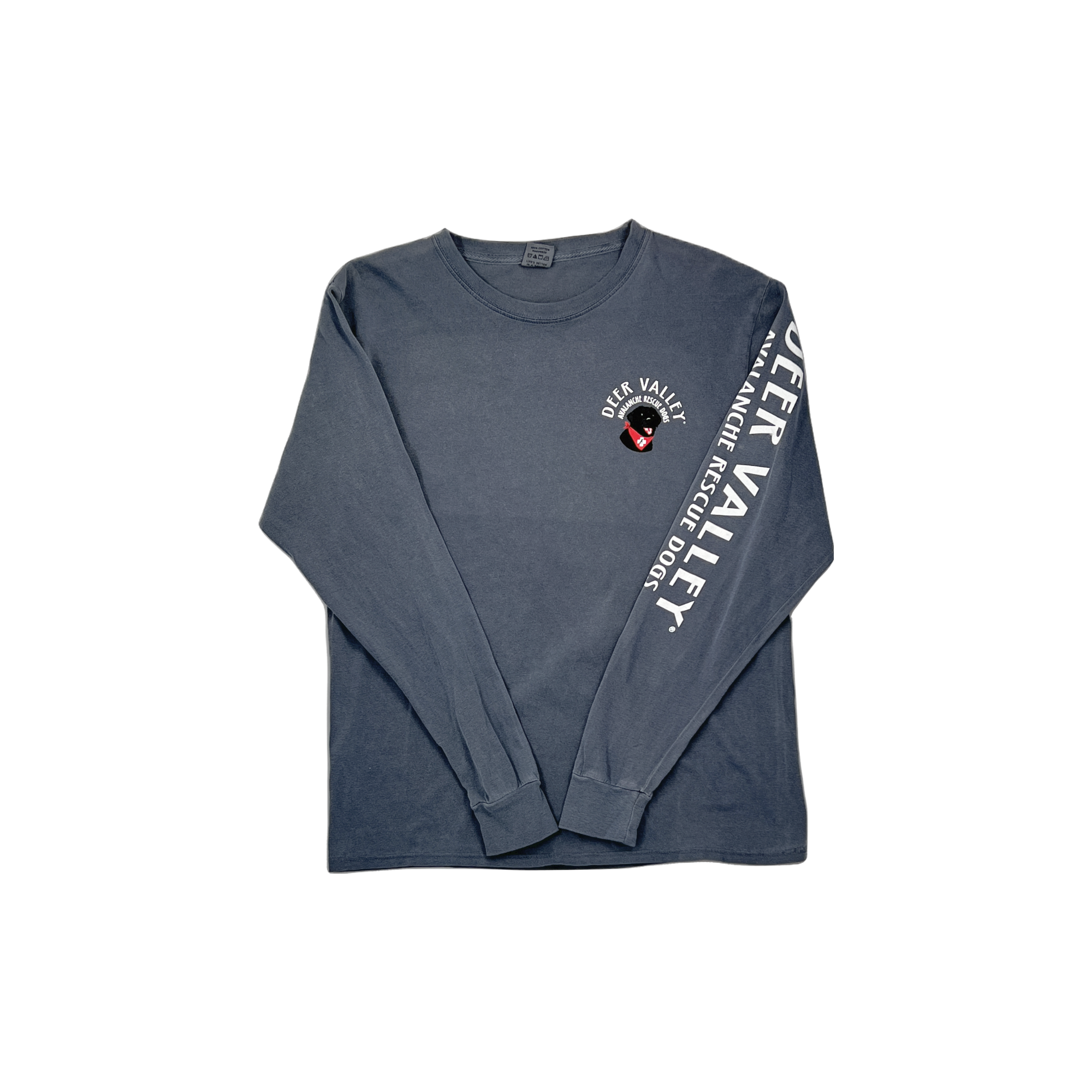 avalanche rescue dog long sleeve tee shirt front