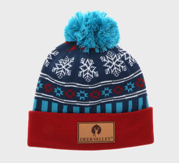 Red Snowflake Beanie