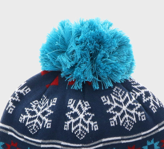 Red Snowflake Beanie