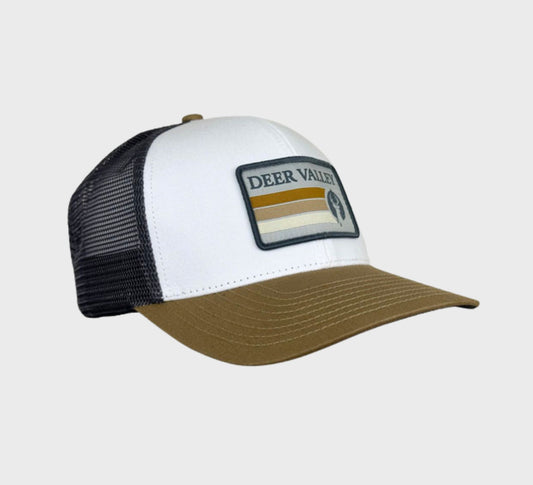 Retro Stripe Trucker