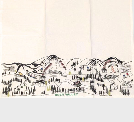 Scenes of the Mountain Tea Towel