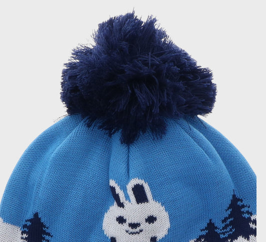 Skiing Rabbit Youth Beanie