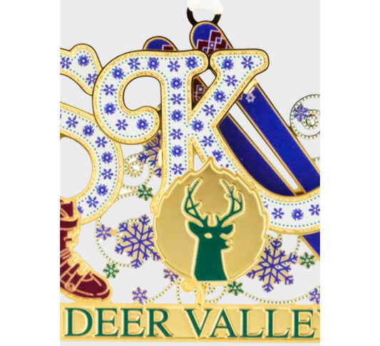 DV "SKI" Ornament